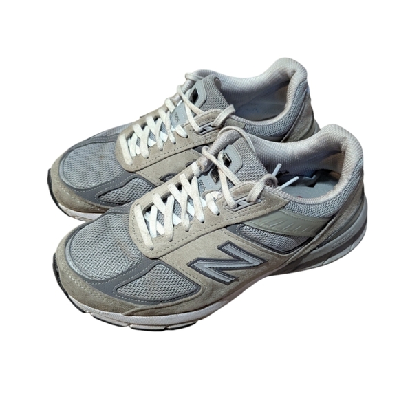 New Balance 990v5 Sneakers Castle Rock Grey Size 8 NO INSOLES Grunge Dad Shoe - Picture 1 of 11